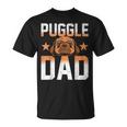 Mens Dog Lover Fathers Day Puggle Dad Pet Owner Animal Puggle Unisex T-Shirt