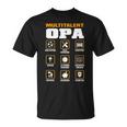 Multitalent Opa T-Shirt mit lustigen Icons, Shirt für Großväter