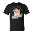 Nur Ein Mädchen Das Schweine Liebt Landwirtschaft T-Shirt