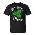 One Lucky Mama St Patricks Day Leaf Clover St Paddys Day T-Shirt