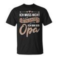 Opa Geburtstag Vatertag T-Shirt, Lustiger Spruch für Großvater