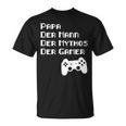 Papa Vater Mythos Legende Gamer Zocker Langarmshirt