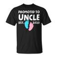Promoted To Uncle Est 2020 Pregnancy New Uncle Gift Unisex T-Shirt