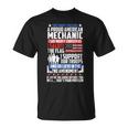 Proud American Mechanic Salute Support 2Nd Amendment Unisex T-Shirt
