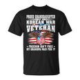 Proud Granddaughter Of Korean War Veteran Vets Family T-shirt