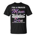 Proud Mom Of A Freaking Awesome Son Unisex T-Shirt