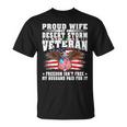 Proud Wife Of Desert Storm Veteran - Military Vets Spouse T-shirt