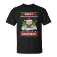 Pug Merry Woofmas Ugly Christmas Sweater Great Gift Unisex T-Shirt