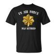 Retired Air Force Major Military Veteran Retiree T-shirt