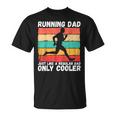 Retro Running Dad Runner Marathon Athlete Humor Outfit T-Shirt