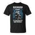 Richard Name Gift Richard And A Mad Man In Him V2 Unisex T-Shirt