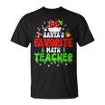 Santas Favorite Dance Teacher Group Matching Christmas 2022 T-shirt