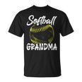 Softball Grandma Women Family Matching Players Mothers Day Unisex T-Shirt
