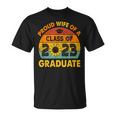 Sonnenblume Senior Proud Wife Class Of 2023 Graduate Vintage T-Shirt