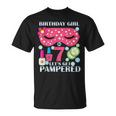 Spa Birthday Party Themed Birthday Tshirt Girls Age 7 Unisex T-Shirt