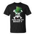 St Patricks Day Pirate Naughty Humor Booty T-Shirt