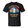 Stepdad Shark Fathers Day Gift Unisex T-Shirt