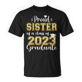 Super Proud Sister Of 2023 Graduate Awesome Family College Unisex T-Shirt