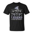 T-Shirt für pensionierte Polizisten, Legende im Ruhestand