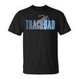 Mens Track Dad Track & Field Runner Cross Country Running Father T-Shirt