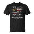 US Navy Submarine Silent Service Vintage Mens T-Shirt