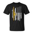 Uss Nevada Bb-36 Battleship American Flag T-Shirt