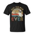 Vintage Best Pug Mom Ever Bump Fit Funny Mom Unisex T-Shirt