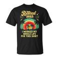 Vintage Retired 2023 I Worked My Whole Life Retirement V3 T-Shirt