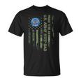 Vintage Usa American Camo Flag Proud To Be An Army Step Dad T-Shirt