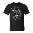 Walker Clan Crest | Scottish Clan Walker Family Badge Unisex T-Shirt