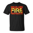 Wildland Fire Rescue Department Firefighters Firemen Uniform T-Shirt