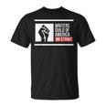 Writers Guild Of America On Strike America On Strike T-shirt
