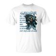 Alexander - Der Sturm Herren T-Shirt, Mystisches Wolfsmotiv