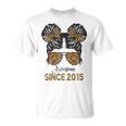Awesome Since 2015 8 Year Old Girl 8Th Birthday Unisex T-Shirt