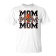 Basketball Mom Leopard Lightning Bolt Basketball Game Day T-shirt