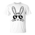 Bunny Face Easter Day Sunglasses Carrot For Boys Girls Kids Unisex T-Shirt