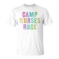 Camp Nurses Rocks Funny Camping Medical Crew Unisex T-Shirt