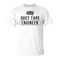 Duct Tape Engineer | Funny Mechanic Humor Unisex T-Shirt