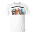 Im With The Banned Love Reading Books Outfit For Bookworms Unisex T-Shirt