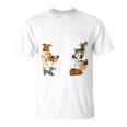 Kids 2 Year Old Puppy Dog Birthday Pawty Dogs 2Nd Party Gift Idea Unisex T-Shirt