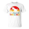Kids 3 Years Old Three Rex 3Rd Birthday Boy Third Dinosaur T-Shirt