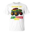 Kids Junenth 1865 Black History Boys Monster Truck Kids Unisex T-Shirt