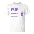 Land Of The Free Because My Daddy Is Brave Militarychild Unisex T-Shirt