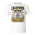 Legenden 1963 Geburt T-Shirt, Lustiges 60. Geburtstag Shirt