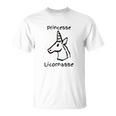 Lustiges Einhorn T-Shirt Princesse Licornasse, Perfekt für Casual-Looks