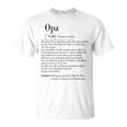 Opa Definition T-Shirt, Herren Spruch für Großvater