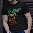 10 Years Old Awesome Since May 2013 10Th Birthday Unisex T-Shirt Gifts for Him