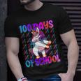 100 Days Of School Unicorn 100 Days Smarter 100Th Day V4 T-Shirt Gifts for Him