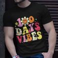 100 Days Of School Vibes 100Th Day Of School Retro Groovy V3 T-Shirt Gifts for Him