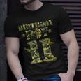 11Th Birthday Military Themed Camo Boys 11 Yrs Old Soldier Unisex T-Shirt Gifts for Him